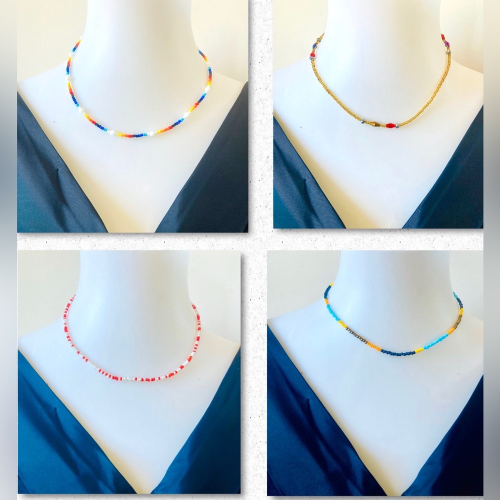 Beaded Handmade Necklaces- Mix & Match (1 for $7 or for $12)